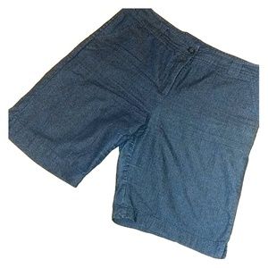 White Stag dark wash denim Bermuda shorts